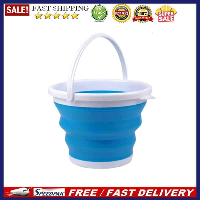 Collapsible Bucket Portable Water Container for Car Washing Home Camping Hi