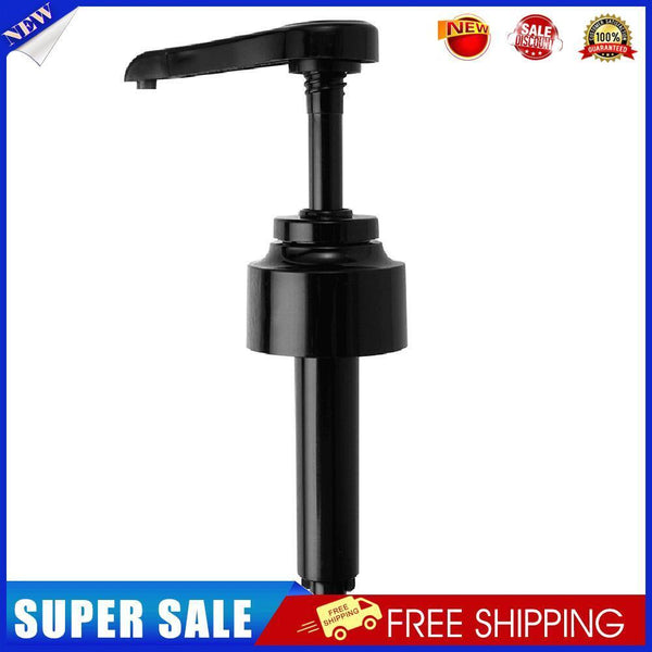 Syrup Oil Bottle Head Pressure Nozzle Oyster Sauce Push-type Pump (Black)