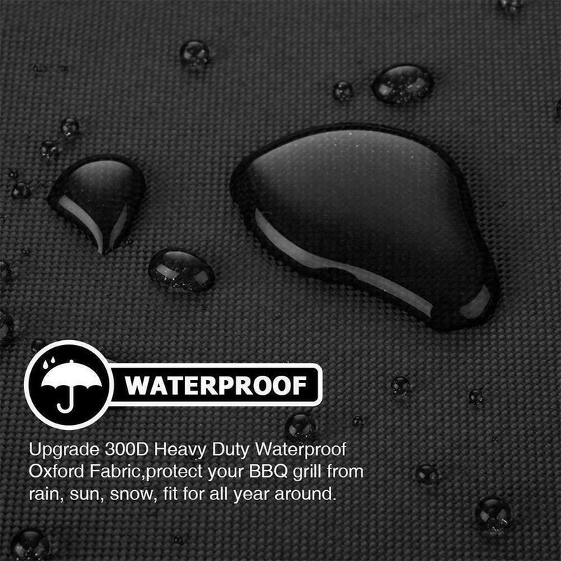 BBQ Grill Cover Barbecue Round Smoker Cover Waterproof Patio Hot For Garden Q0J5