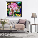 5D DIY Full Drill Diamond Painting Flowers Embroidery Mosaic Kit Home Wall Decor