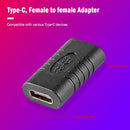 2pcs USB C Female to Type C Female Extension Connector Coupler Adapter Converter