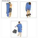 Hooded Cloak Beach Towel Printed Swimming Bath Towel Microfiber Bathing Bathr