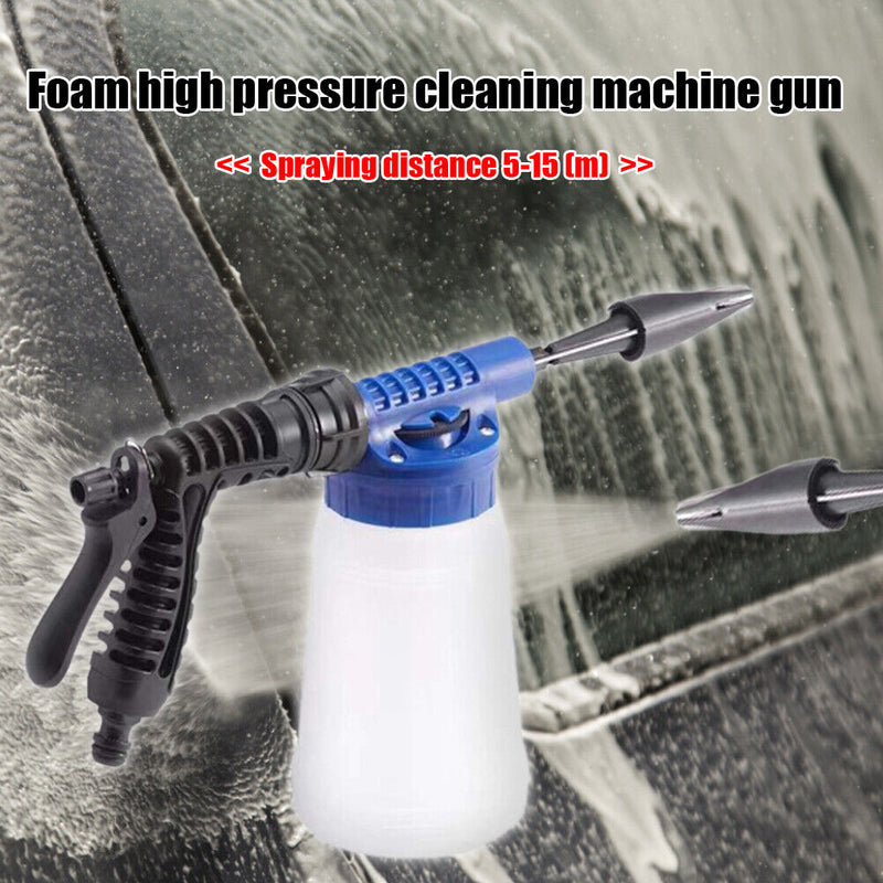 1L Plastic Foam Generator Water Gun Auto Car Washing Washer Nozzle Sprayer