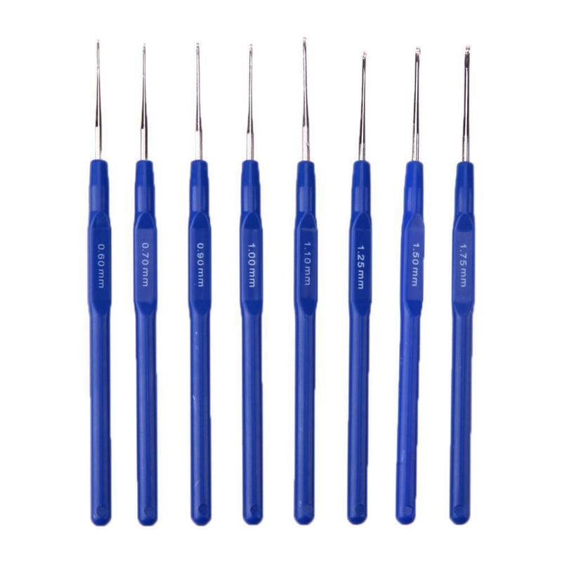 8pcs Small Crochet Hooks Needles Stitches Knitting Craft Case Crochet Set