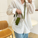 Summer PVC Clear Sling Shoulder Bag Women Transparent Totes Crossbody Handbags