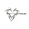 Women Head Jewelry Hair Ornament Hair Clip Love Heart Barrettes Hairpins