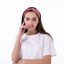 Women Running Cross Headdress Fitness Wide Headband Print Headwear Headdress