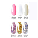 Kit For Quick Extension Shiny/Nude Color Nail Manicure Set Poly Nail Gel Set