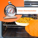 Stainless Steel Dial Oven Kitchen Thermometer Food Meat Cooking Termometer