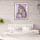 5D Diamond Painting Kit Pink Bike Full Round Drill DIY Mosaic Picture Home