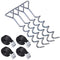 4pcs/set Outdoor Camping Tent Rings Trampoline Floor Nails Holder Accessories