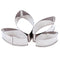 Lotus Petal Fondant Cake Decor Tools Stainless Steel Baking Mold (4pcs)