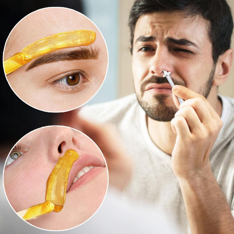 Nasen Haarentfernungsset Mikrowellen Wachs Augenbrauen 100g Duftende Wachsbohne.