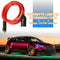 12V 24V 10A Car Accessory Cigarette Lighter Socket Extension Cord Cable 12ft Red
