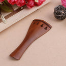 4/4-3/4 Brown Jujube Wooden Violin Fine Tuner String Holder Large with Tail Rope