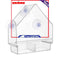 Window Bird Feeder House Shape, Transparent, Suction Cup Outdoor Birdfeeders
