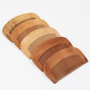 Styling Tool Peach Wood Beard Hair Comb Mustaches Brush Fine Coarse Teeth