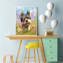 Oil Paint By Numbers Dog And Cat Coloring Picture Drawing