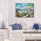 Digital Painting By Numbers Pavilion Hand Painted Canvas Color Drawing Picture