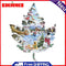 Winter Maple Leaf Frameless Picture Oil Paint By Numbers Hand Painted Picture