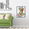 Part Embroidery Carp Flower Printed Cross Stitch Cotton 2-Beach 14CT Needlework