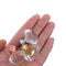 Drawer Door Knobs Cupboard Pulls Diamond Shape Pull Handle Crystal Glass Knobs