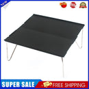 Foldable Mini Camp Table Portable Picnic Computer Desk w/ Carry Bag (Black)