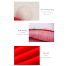 Car Red Cap Pillowcase Classic Xmas Ornaments for Auto Interior Atmosphere