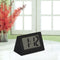 Mini LCD Digital Electronic Desktop Time Clocks Silent Desk Clocks (Black)