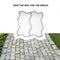 DIY 8-Shaped Courtyard Garden Concrete Brick Mold Paving Propylene Pavement M