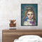 Frameless Oil Paint By Numbers DIY Girl Bird Picture Craft Kit for Living Room