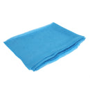 Solid Color Window Curtain Flower Pattern Sheer Voile Tulle Valance Blue