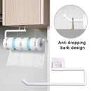 Paper Towel Holder Wall Mounted Hooks Kitchen Storage Organizer Gadget Set`