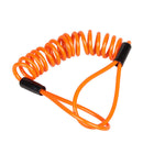 Motorcycle Motorbike Disc Lock Accessories Spring Reminder Cable Minder