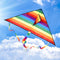 Large delta kite For kids and single adults line easy funny handle fly,kite W6S5