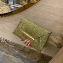 Retro Sequins Women Dinner Party Clutch Purse Pure Color Small Travel Wallets