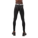 Men Sports Running Leggings Basketball Elastic Quick Dry Gym Pants (2XL)