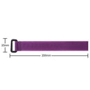 Nylon Fish Pole Belt Holder Tie Fastener Hook Loop Fishing Gadgets (Purple)