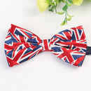Men Pre Tied Bow Tie Union Jack Party Fancy Dress Platinum Jubilee Wedding Z4Q8