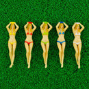 6pcs Golf Tees Sexy Bikini Tees Women Plastic Outdoor Workout Golf Ball Holder