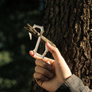 Outdoor Camping S-Shaped Hook Stainless Steel Pot Pan Holder Storage Hanger R