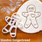Vitruvian Happy Zombie Cookie Embosser Mold Biscuit Mold Halloween Christmas