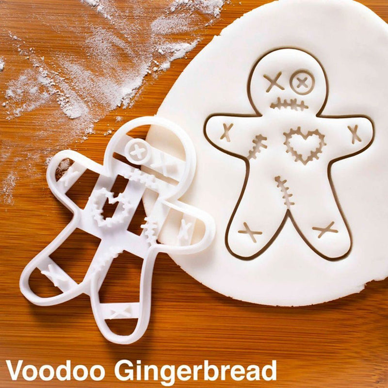 Vitruvian Happy Zombie Cookie Embosser Mold Biscuit Mold Halloween Christmas