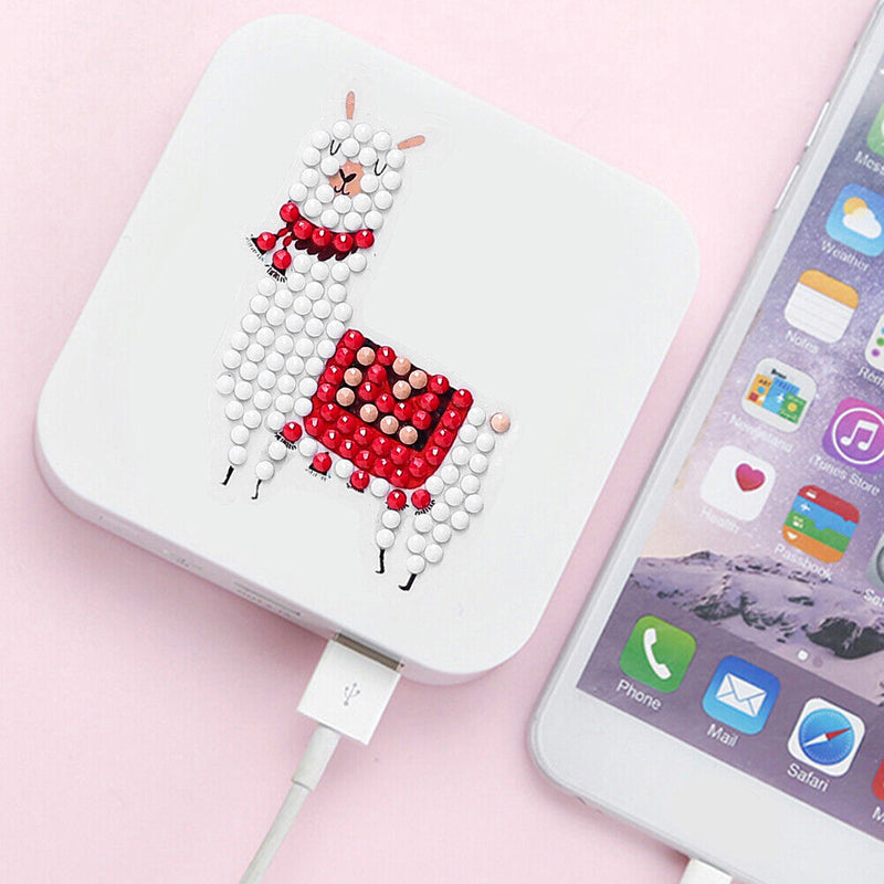 1 Set Camel Cactus Shape DIY Diamond Painting Stickers Cup Phone Book Decor