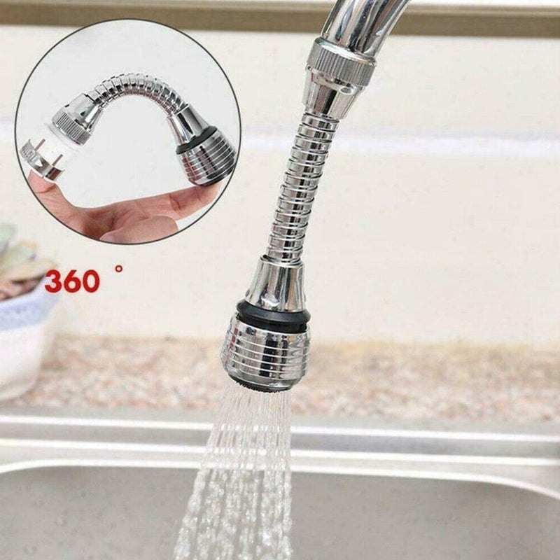 360 Degree Adjustment Kitchen Faucets Extensions Tube Tap Water Filter J9W1