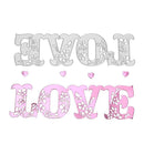 Love Cutting Dies Stencils Scrapbook Embossing DIY Craft Album Card Gifts