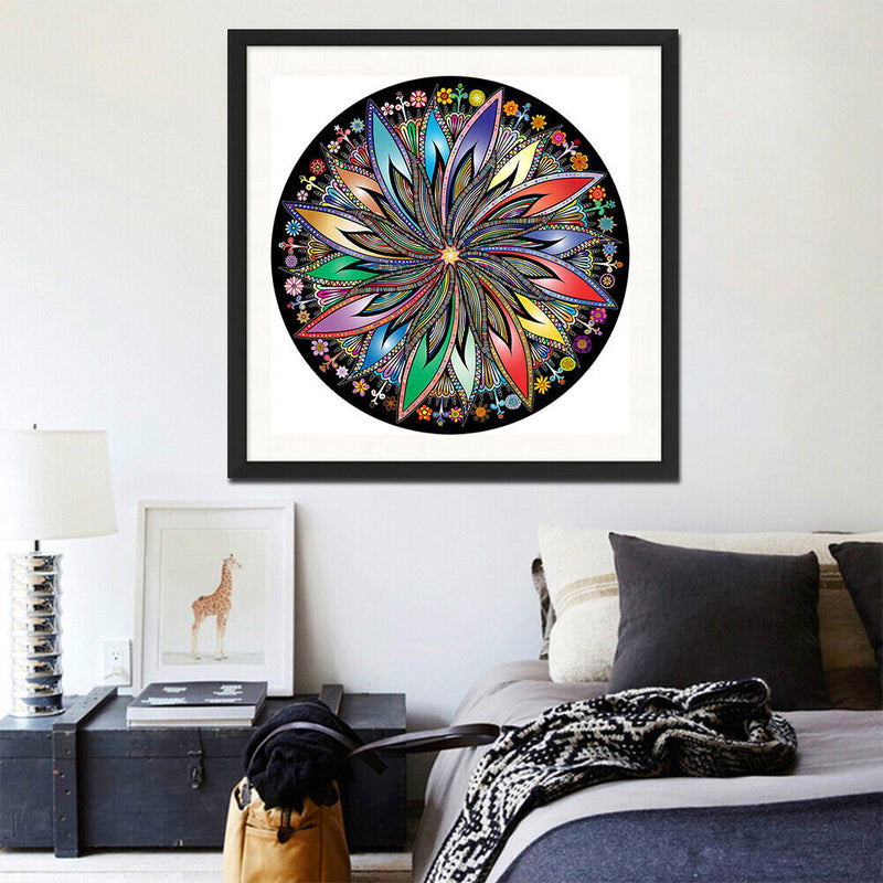 5D DIY Diamond Painting Datura Kits Full Square Drill Wall Decor Rhinestone Art