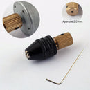 7pcs Mini Drill Chucks Adapter Micro Collet Brass w/Wrench for Power Rotary Tool
