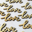 Decor Valentine's Day Crafts Accessories Table Scatter Wooden Love Letters
