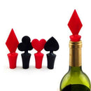 Wine Keeper Plug Sealer Poker Shaped Wine Stoppers Red Wine Bottle Cap Silicone